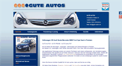 Desktop Screenshot of gute-autos.de