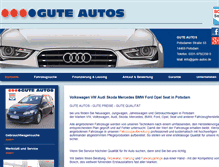 Tablet Screenshot of gute-autos.de